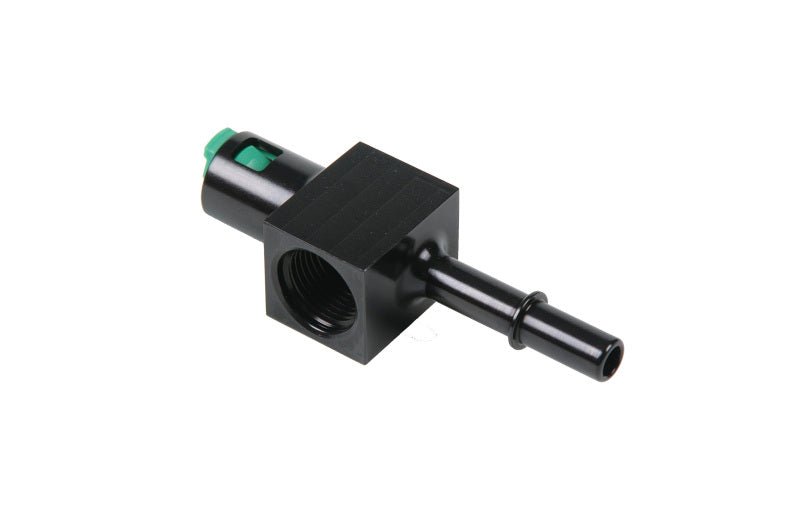 Aeromotive 3/8in Quick Connect with AN - 08 port and 1/8in gauge port - CPC Performance