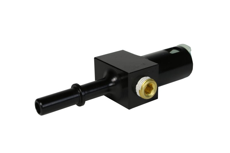 Aeromotive 5/16in Quick Connect with AN - 06 port and 1/8in gauge port - CPC Performance