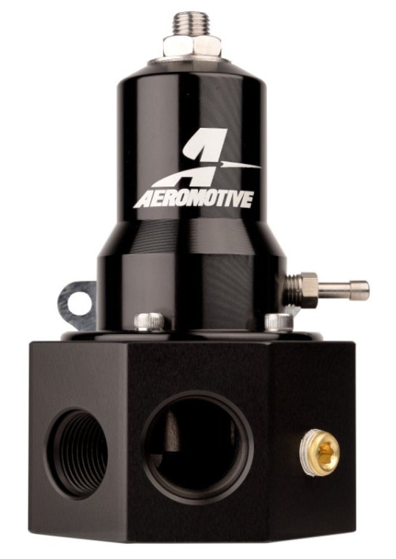 Aeromotive Adjustable Fuel Pressure Regulator 30 - 120PSI .313 Valve - 3x - 8 / 1x - 10 Inlet - 10 Return - CPC Performance