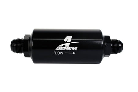 Aeromotive In - Line Filter - (AN - 10) 100 Micron Stainless Steel Element Black Anodize Finish - CPC Performance