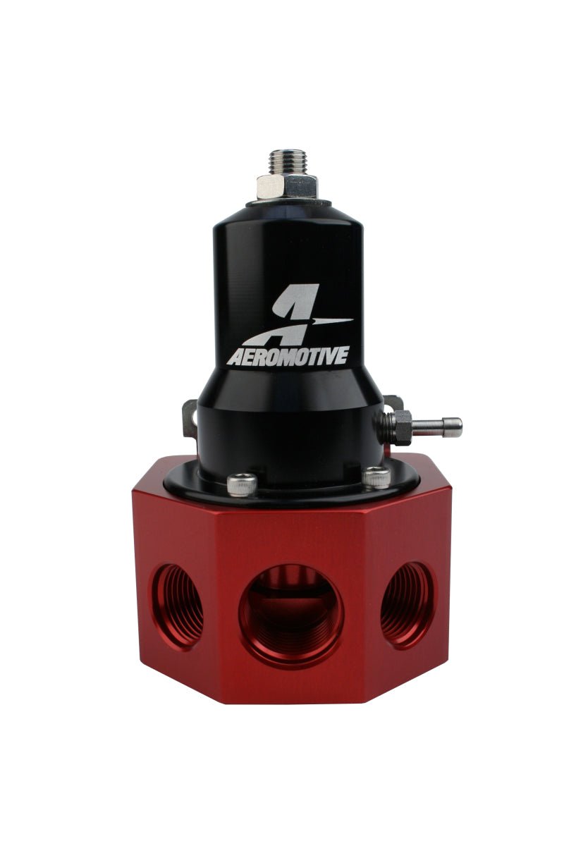 Aeromotive Regulator - 30 - 120 PSI - .500 Valve - 4x AN - 08 and AN - 10 inlets / AN - 10 Bypass - CPC Performance