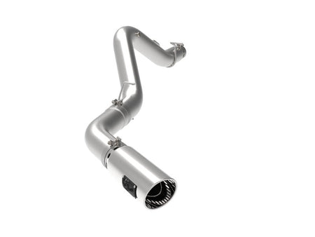 aFe Large Bore - HD 5 IN 409 SS DPF - Back Exhaust System w/Polished Tip 20 - 23 GM Truck V8 - 6.6L - CPC Performance