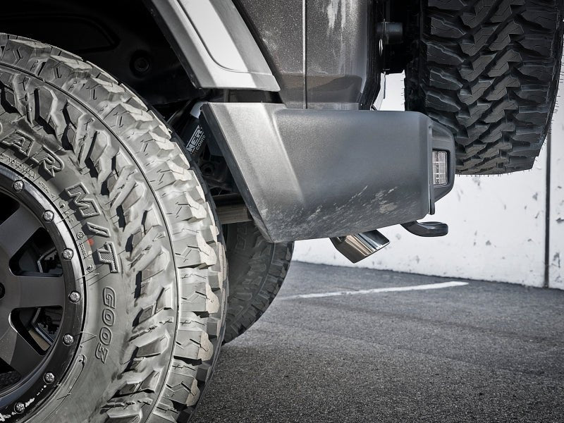 aFe MACH Force - Xp Axle - Back Exhaust System w/Polished Tip 18 - 20 Jeep Wrangler L4 - 2.0T / V6 - 3.6L - CPC Performance