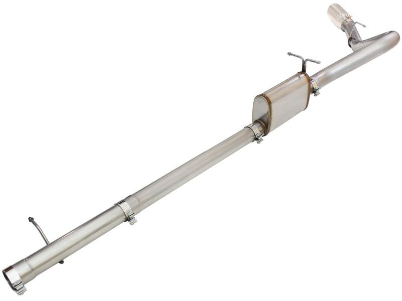 aFe MACHForce XP Exhaust 3in - 3.5in SS Single Side Ext CB w/ Polish Tip 99 - 04 Ford F - 250 V8 5.4L/6.8L - CPC Performance