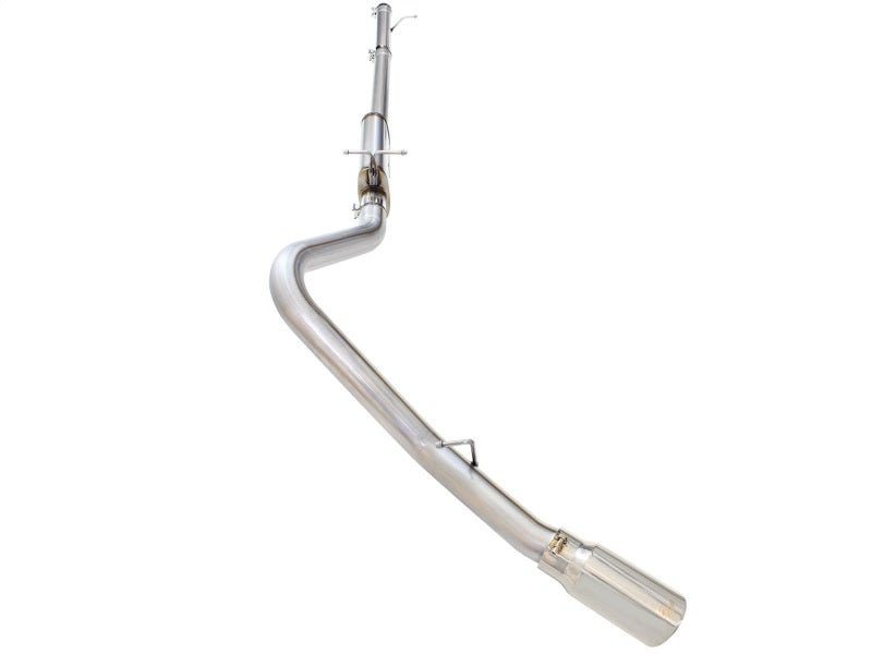 aFe MACHForce XP Exhaust 3in - 3.5in SS Single Side Ext CB w/ Polish Tip 99 - 04 Ford F - 250 V8 5.4L/6.8L - CPC Performance