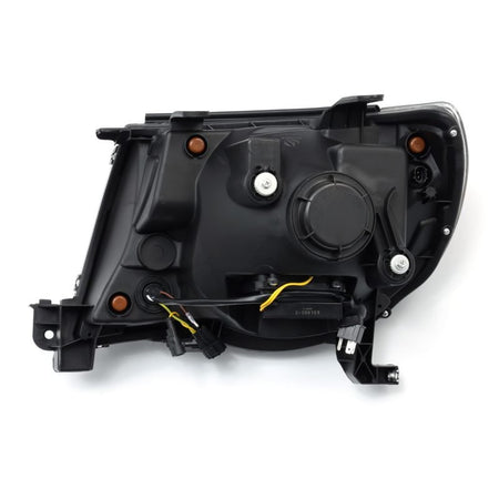 AlphaRex 05 - 11 Toyota Tacoma LUXX LED Projector Headlights Plank Style Black w/Activ Light and DRL - CPC Performance