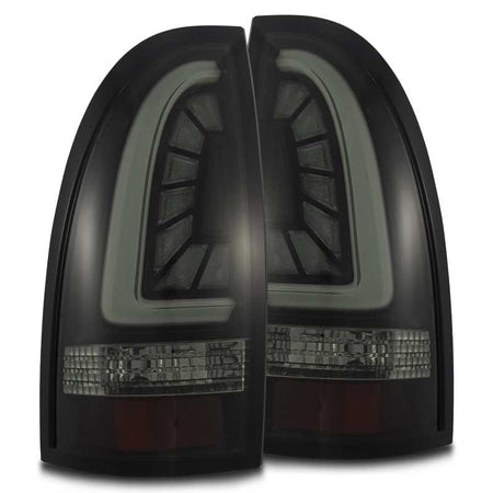 AlphaRex 05 - 15 Toyota Tacoma PRO - Series LED Tail Lights Jet Black - CPC Performance