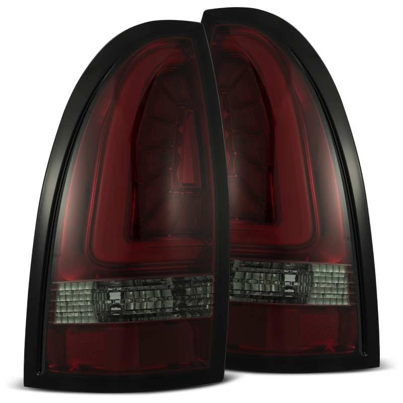 AlphaRex 05 - 15 Toyota Tacoma PRO - Series LED Tail Lights Red Smoke - CPC Performance