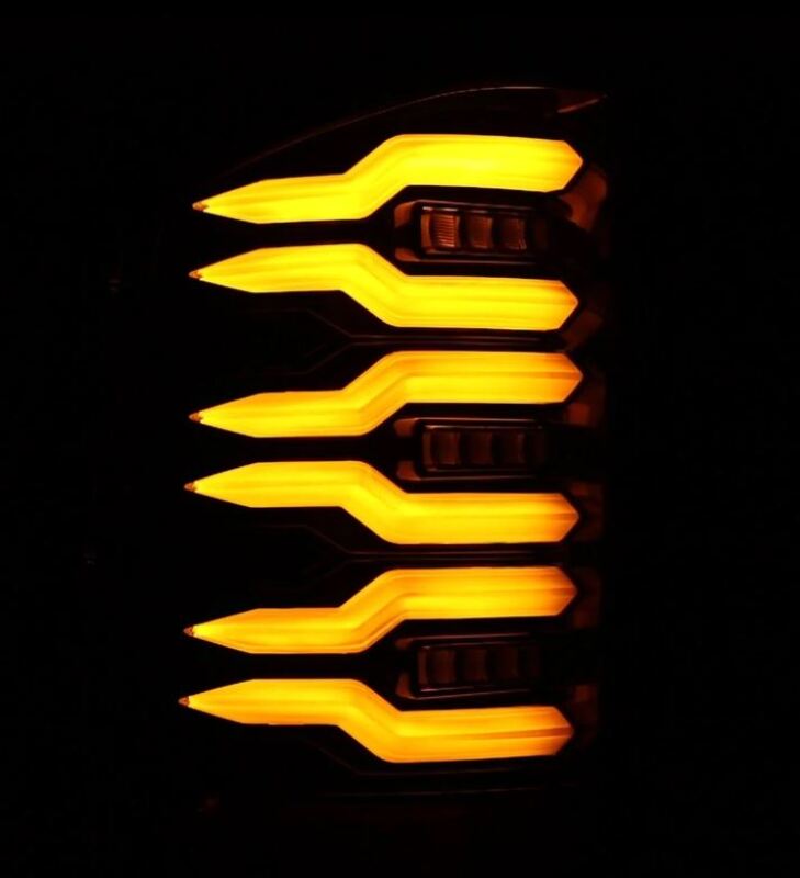 AlphaRex 07 - 13 Chevrolet Silverado 1500 (Ex. Hybrid Models) LUXX - Series LED Tail Lights Alpha - Black - CPC Performance