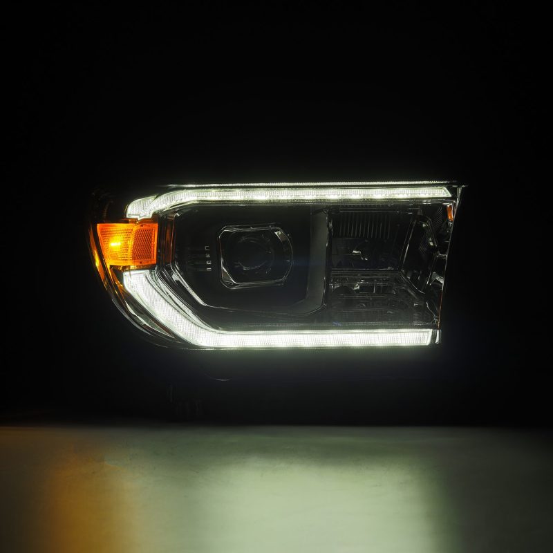 AlphaRex 07 - 13 Toyota Tundra / 08 - 17 Sequoia LUXX LED Proj HL Chrome w/Actv Light / Seq. Sig + DRL - CPC Performance