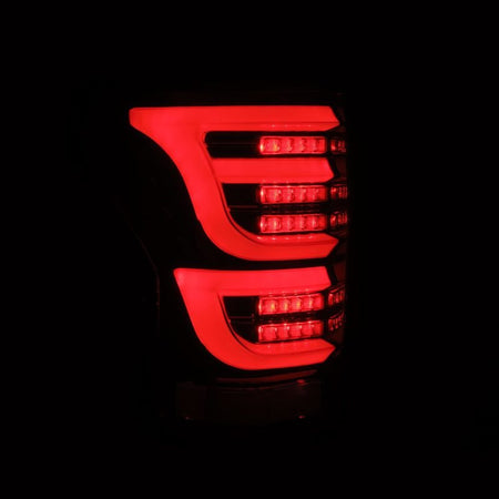 AlphaRex 07 - 13 Toyota Tundra LUXX - Series LED Tail Lights Alpha - Black - CPC Performance