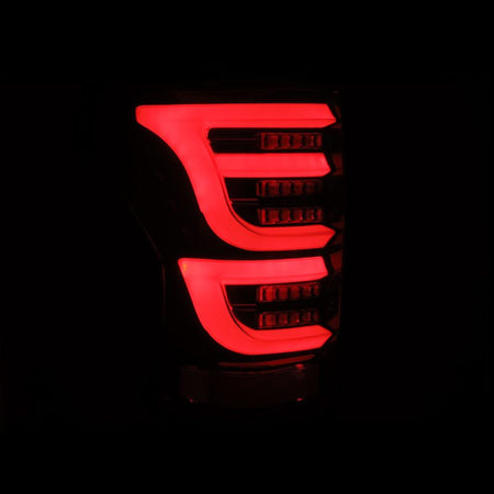 AlphaRex 07 - 13 Toyota Tundra LUXX - Series LED Tail Lights Alpha - Black - CPC Performance