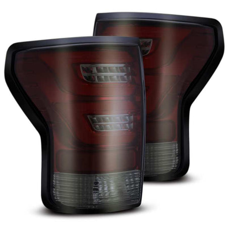 AlphaRex 07 - 13 Toyota Tundra PRO - Series LED Tail Lights Red Smoke - CPC Performance