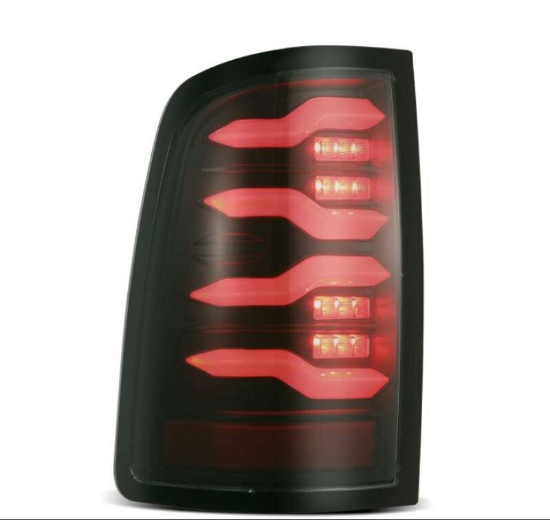 AlphaRex 09 - 18 Dodge Ram Luxx - Series LED Tail Lights Alpha - Black w/ Activation Light & Seq. Signal - CPC Performance