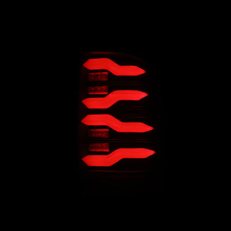 AlphaRex 09 - 18 Dodge Ram Luxx - Series LED Tail Lights Alpha - Black w/ Activation Light & Seq. Signal - CPC Performance