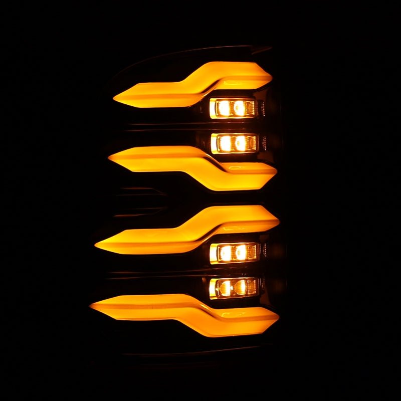 AlphaRex 09 - 18 Dodge Ram Luxx - Series LED Tail Lights Black w/ Activation Light & Sequential Signal - CPC Performance