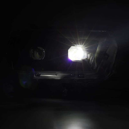 AlphaRex 10 - 13 Toyota 4Runner LUXX LED Proj Headlights Plank Style Alpha Black w/Seq Signal/DRL - CPC Performance