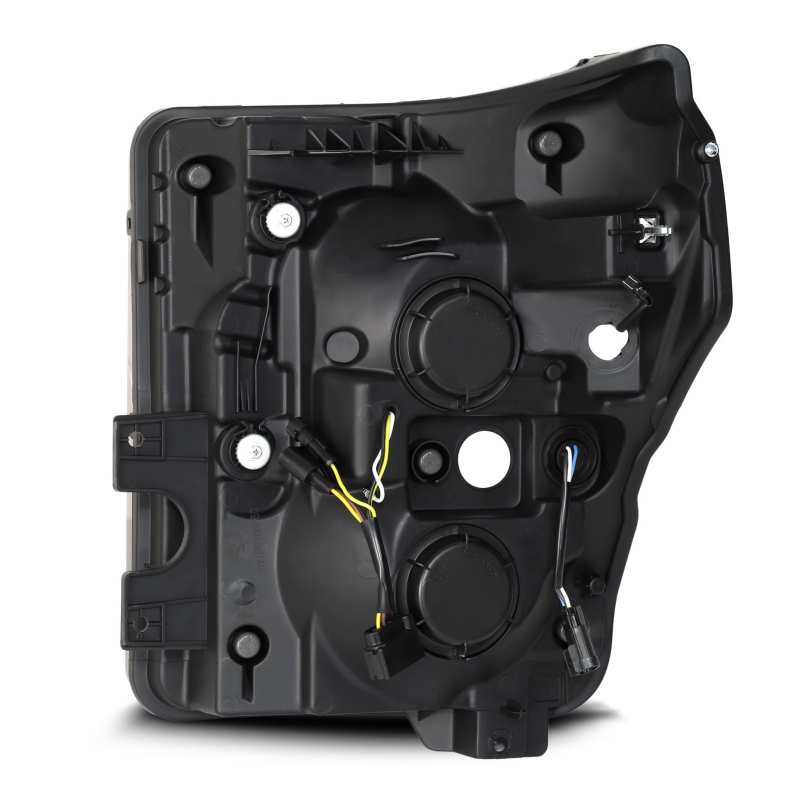 AlphaRex 11 - 16 Ford F - 350 SD NOVA LED Proj Headlights Plank Style Alpha Blk w/Activ Light/Seq Signal - CPC Performance