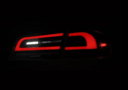 AlphaRex 12 - 21 Tesla Model S LUXX - Series LED Tail Lights - Alpha - Black - CPC Performance