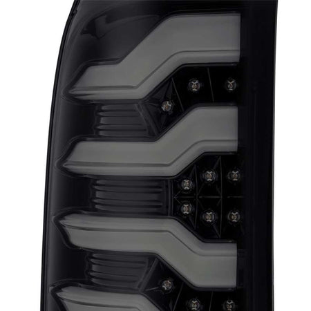AlphaRex 14 - 18 GMC Sierra 1500 PRO - Series LED Tail Lights Jet Black - CPC Performance
