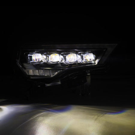 AlphaRex 14 - 22 Toyota 4Runner (2021 Req. Conv) NOVA LED Proj HL Blk w/Actv Light & Seq. Sig + SB DRL - CPC Performance