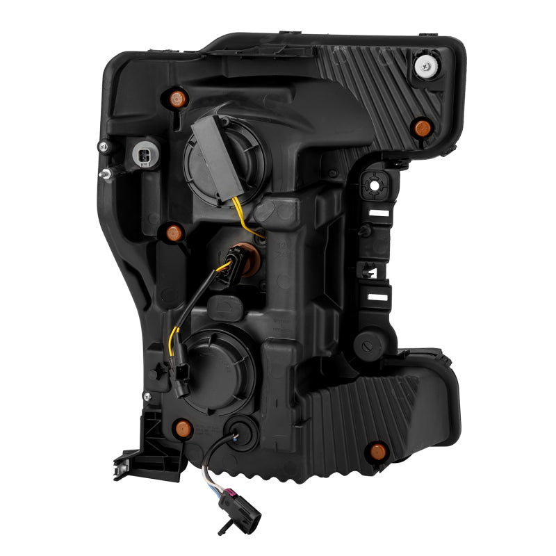 AlphaRex 17 - 19 Ford F - 250/350/450 SD NOVA - Series LED Proj Headlights Bk w/Actv Light SeqSig & SBDRL - CPC Performance