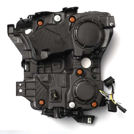 AlphaRex 17 - 20 Ford Raptor NOVA LED Proj Headlights Plank Style Alpha Black w/Activ Light/Seq Signal - CPC Performance