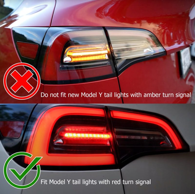 AlphaRex 17 - 22 Tesla Model 3 PRO - Series LED Tail Lights Red Smoke w/Seq Sig - CPC Performance