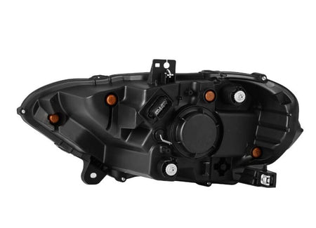 AlphaRex 18 - 20 Ford Mustang NOVA LED Proj Headlights Alpha - Black w/Activ Light/Seq Signal/Switch DRL - CPC Performance