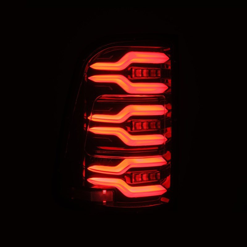 AlphaRex 19 - 21 Dodge Ram 1500 Luxx - Series LED Tail Lights Alpha - Black w/Activ Light/Seq Signal - CPC Performance