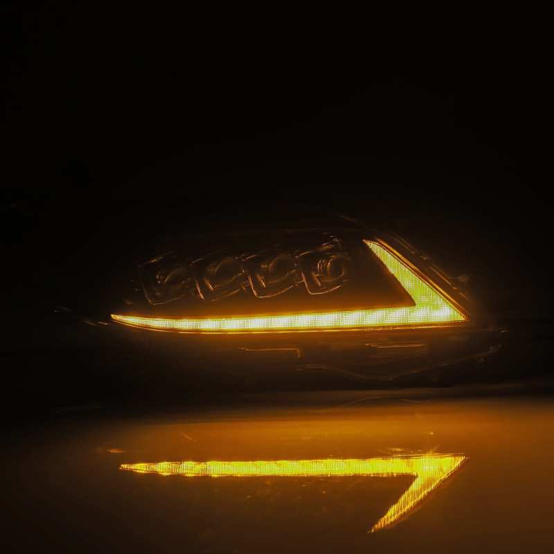 AlphaRex 2011+ Toyota Sienna NOVA LED Proj Headlights Plank Style Black w/Activ Light/Seq Signal/DRL - CPC Performance