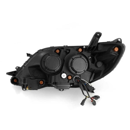 AlphaRex 2011+ Toyota Sienna NOVA LED Proj Headlights Plank Style Black w/Activ Light/Seq Signal/DRL - CPC Performance