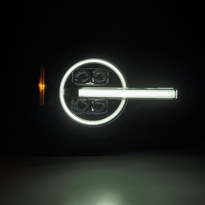 AlphaRex 21 - 23 Ford Bronco NOVA LED Projector Headlights Black - CPC Performance