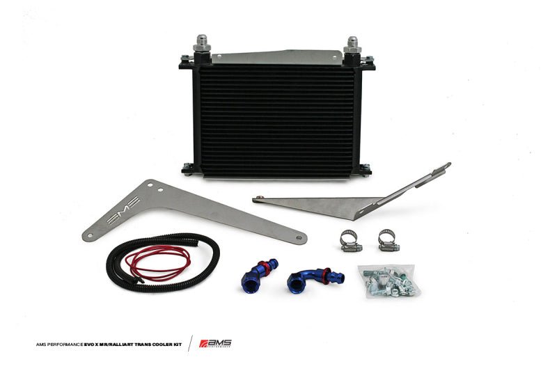 AMS Performance 08 - 15 Mitsubishi EVO X MR/Ralliart SST Transmission Oil Cooler Kit - CPC Performance