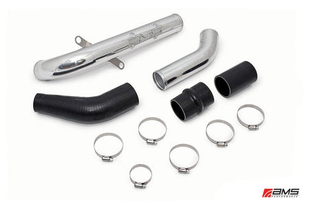 AMS Performance 08 - 15 Mitsubishi EVO X Upper I/C Pipe - Polished - CPC Performance
