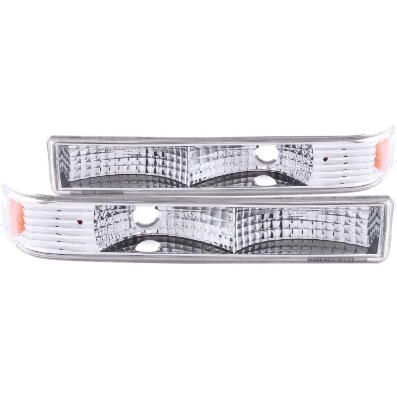 ANZO 1998 - 2005 Chevrolet S - 10 Euro Parking Lights Chrome - CPC Performance