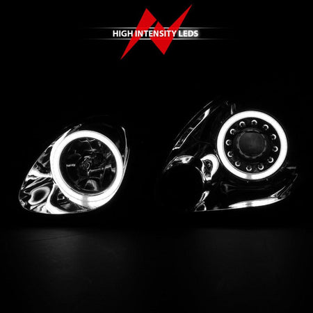 ANZO 1998 - 2005 Lexus Gs300 Projector Headlights w/ Halo Chrome - CPC Performance