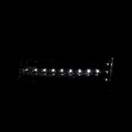 ANZO 2003 - 2006 Chevrolet Silverado 1500 LED Parking Lights Black w/ Amber Reflector - CPC Performance