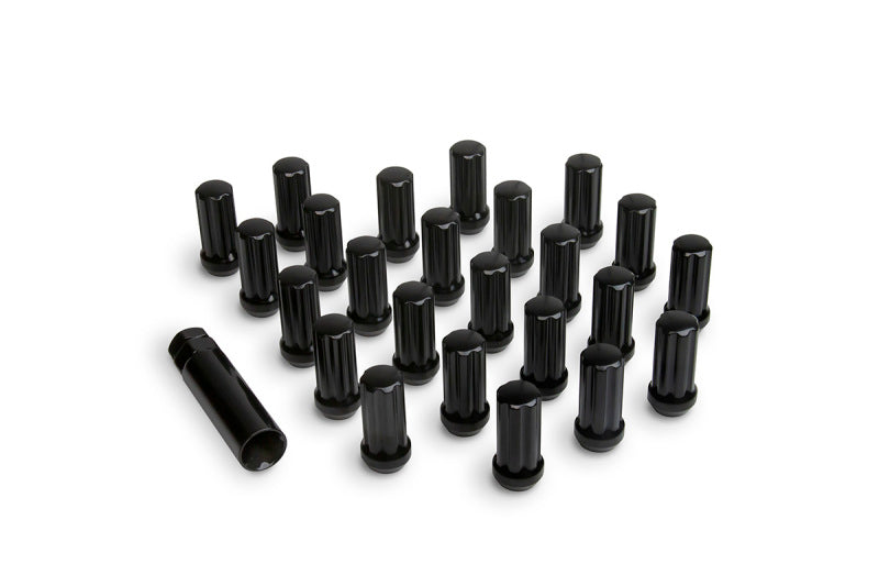 ICON Alloys Lug Nut Kit Black - 14x1.5 - 24 Lug Nuts w/ Key