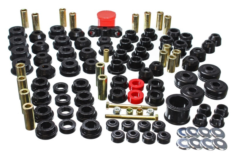 Energy Suspension 88-91 Honda Civic/CRX Black Hyper-Flex Master Bushing Set