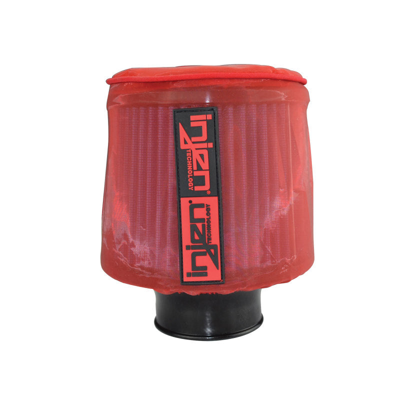 Injen Red Water Repellant Pre-Filter fits X-1015 X-1018 6.75in Base/5in Tall/5in Top