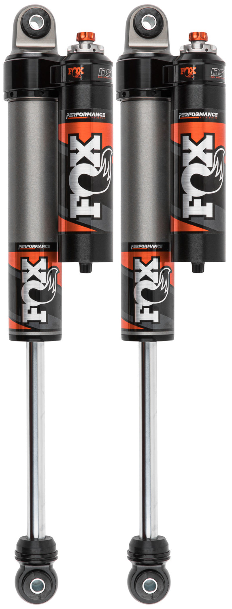 Fox 20-Up GM 2500/3500 Performance Elite Series 2.5 Rear Adjustable Shocks 0-1in Lift