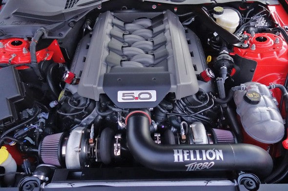 2015-2017 Mustang GT Top Mount Twin Turbo System