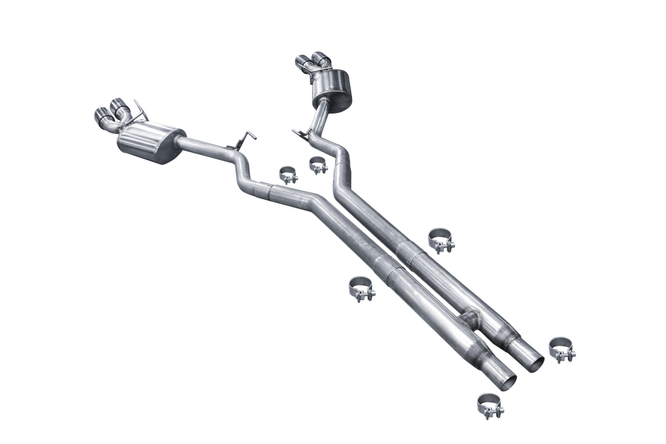 2018-2025 Mustang (6 Gen) Quad Tip Catback