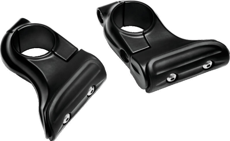 Kuryakyn Toe Rest Cruise Pegs Satin Black (Pair)