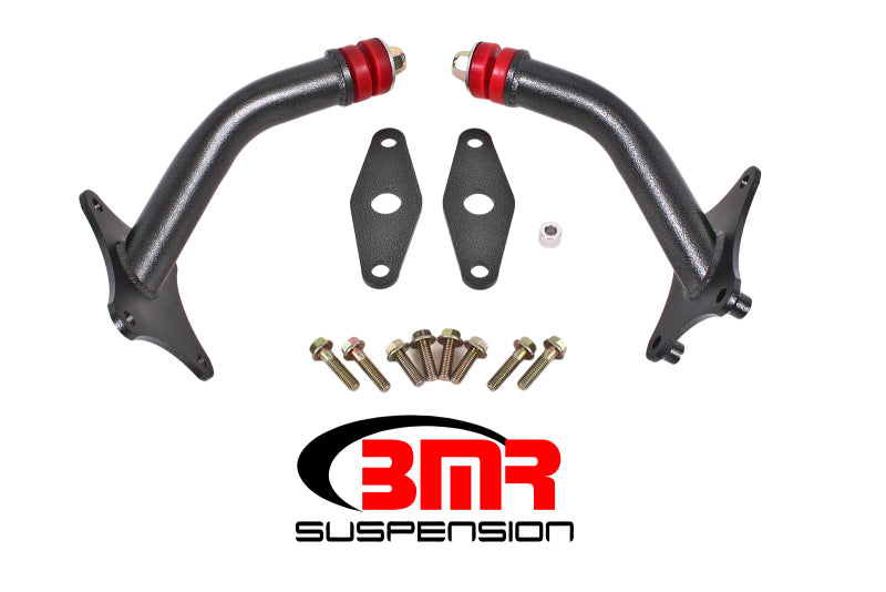 BMR 16-17 6th Gen Camaro Motor Mount Kit w/ Integrated Stands (Polyurethane) - Black Hammertone