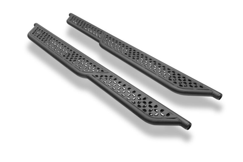 RealTruck 05-23 Toyota Tacoma Double Cab Growler Sport Running Boards - Textured Black