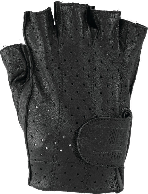 Kuryakyn Leather By River Road Tucson Shorty Gloves Black - Large