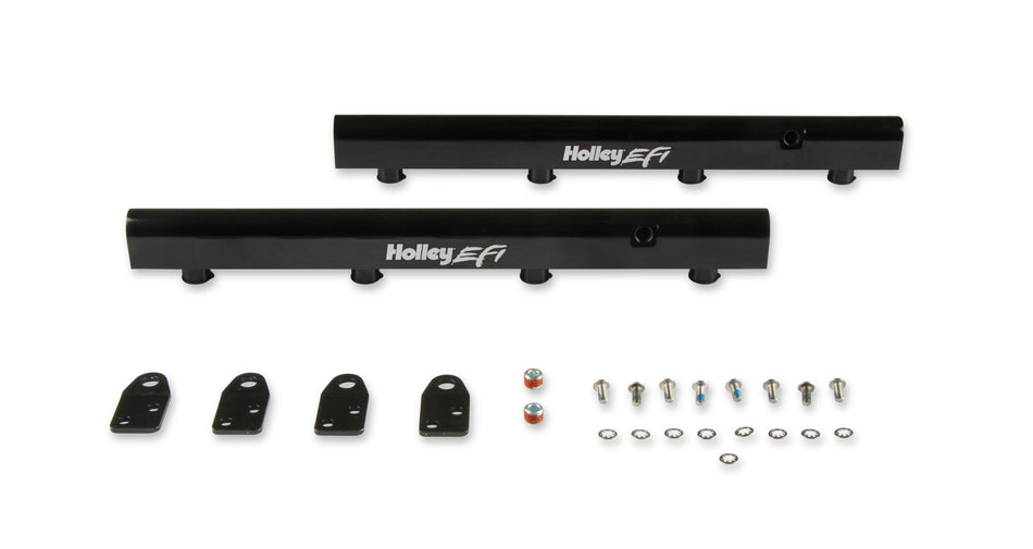Holley EFI Hi-Flow Billet Fuel Rails for Coyote Engines