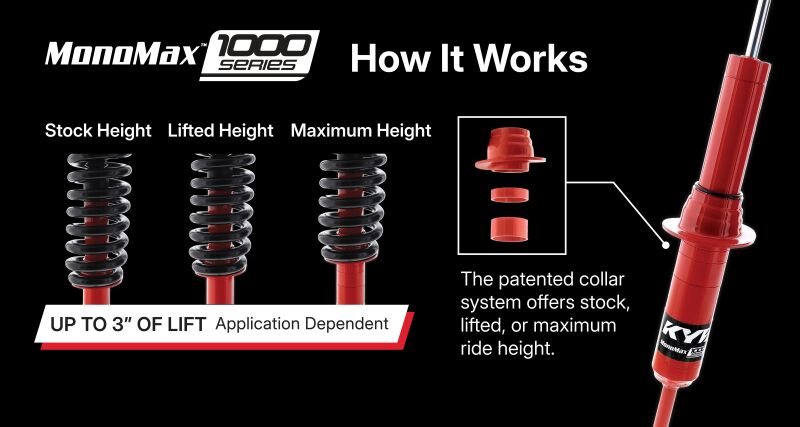 KYB 05-23 Toyota Tacoma 1000 Series Rear Shock
